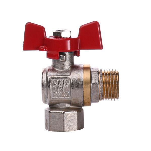 Кран кульовий Q PROFESSIONAL 1/2&Prime; нв КБ кутовий Q154 PN40 15354 фото