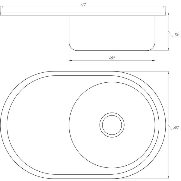 Мойка кухонная Mira MR 7750 D Decor 14454 фото