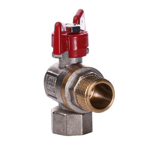 Кран кульовий Q PROFESSIONAL 1/2&Prime; нв КБ кутовий Q154 PN40 15354 фото