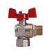 Кран кульовий Q PROFESSIONAL 1/2&Prime; нв КБ кутовий Q154 PN40 15354 фото 1