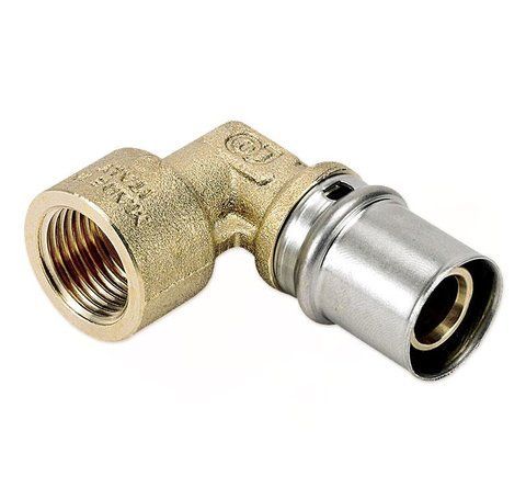 Коліно з внутрішньою різьбою (прес) &Oslash;26 х 3/4" В Idrosanitaria Bonomi S.p.a. 40522606 фото
