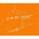 Комплект футорок секционного радиатора CRISTAL NR-2014 3/4&Prime;с 2-кронштейнами (HT 405) 3285 фото 2