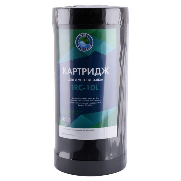 Картридж для устранения железа Bio+ systems IRC-10L Big Blue 10&Prime; 12414 фото