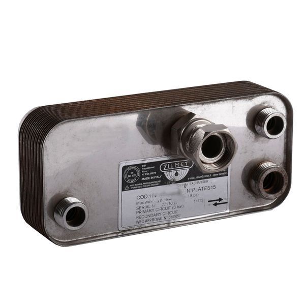 Теплообмінник паяний Zilmet ZB195 15P 17B1951502 5808 фото