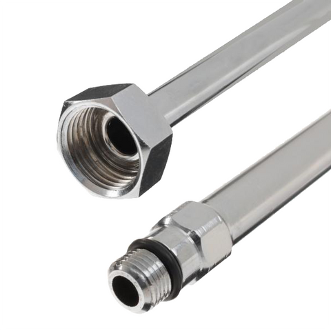 Трубка для змішувача М10 х 1/2"В хромована L=0,4 м VA Albertoni srl K042040 K042040 фото