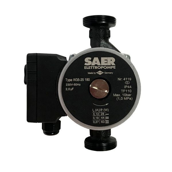 Насос циркуляционный SAER W35-25 180мм + гайки 19355 фото