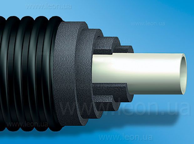 Попередньоізольована труба PN10 THERMO SINGLE &Oslash;75 x 10,3 мм/200 мм Uponor GmbH 81393 фото