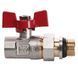 Кран кульовий прямий з американкою WATERVALVE Q003 NV-V123 1/2&Prime; ЗB 10226 фото 2