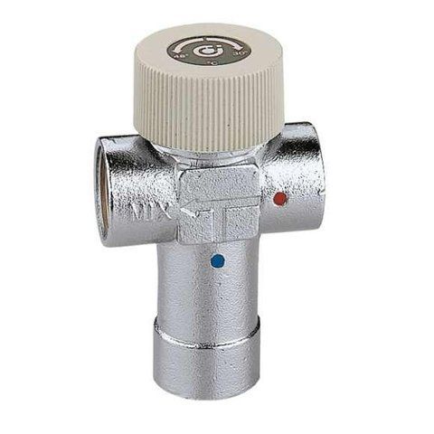 Змішувач-термостат &Oslash;1" з налаштуванням 30&divide;48 &deg;C Kv=2,75 m&sup3;/h Caleffi S.p.a 520630 1838131911 фото