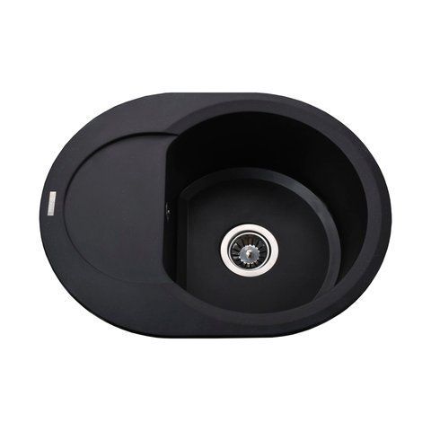 Гранитная мойка Globus Lux MORAINE черный 600х470мм-А0001 22429 фото
