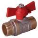 Кран кульовий прямий WATER VALVE 1/2&Prime; ЗЗ КБ NV-V Q022 10228 фото 1