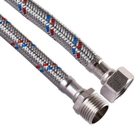 Шланг нержавеющая сталь ECO FIX 1/2&Prime;х1/2&Prime; НВ 0,6 м EPDM 12026 фото