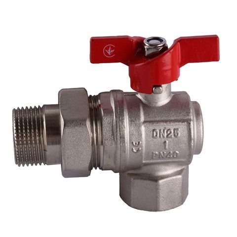 Кран кульовий кутовий з американкою SELBA 1&Prime; SL1543 15716 фото